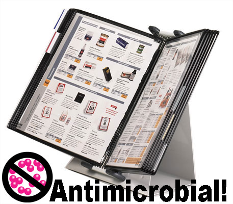 Tarifold DA271 antimicrobial starter set desktop stand.