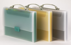 Translucent Briefcases.