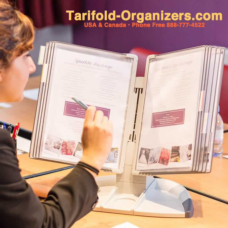 Tarifold Organizers TW-271 desktop organization at your fingertips!
