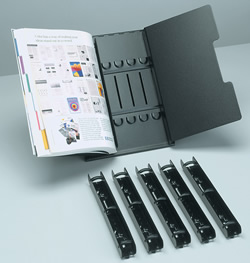 Tarifold catalog rack picture.