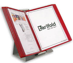 Tarifold desk units in european standard sizes.