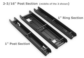 Tarifold Post Sections and Ring Binder Sections for Tarifold Catalog Racks.